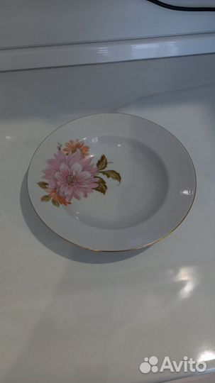 Тарелка большая суповая СССР новая