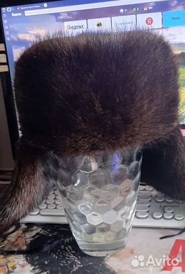 Шапка ушанка норка