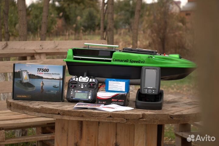 Рыболовный кораблик ультра грин автопилот,TF500