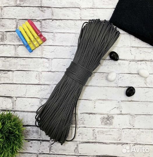 Шнур полипропиленовый 4мм 100м с сердечником шпт