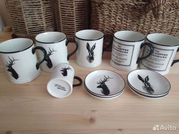 Чашка и блюдце h&m home