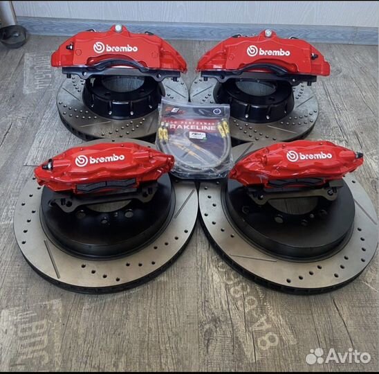 Тормозная система brembo land cruiser 200