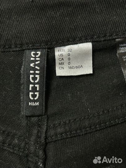 Черные джинсы H&M