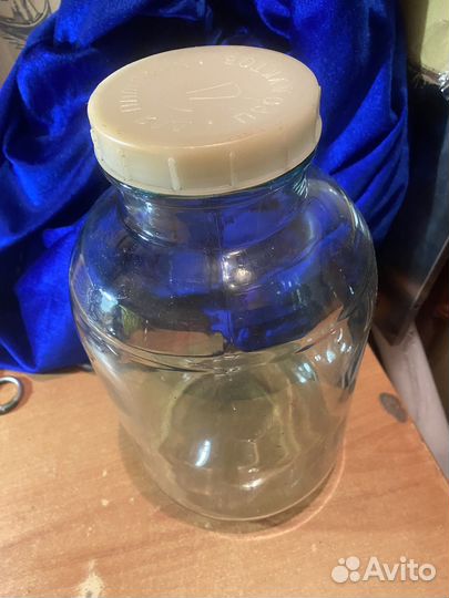 Банки стеклянные с крышками на 5 л удобные для ква