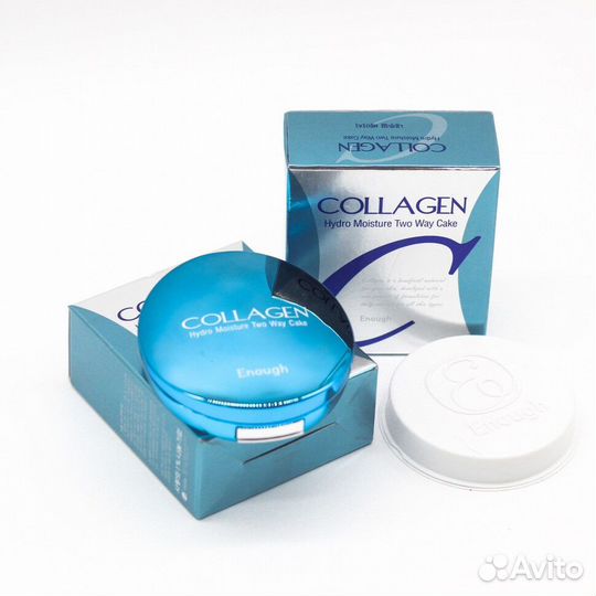 Пудра с запаской collagen hydro moisture TWO WAY c