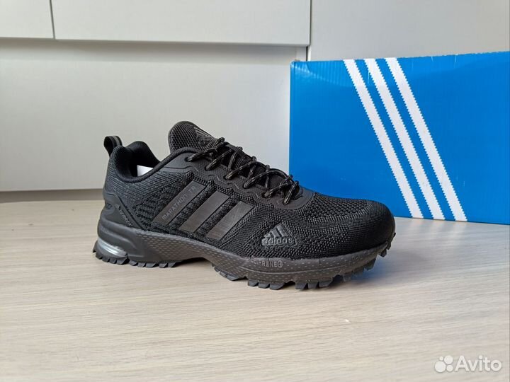 Кроссовки Adidas Marathon лето черные