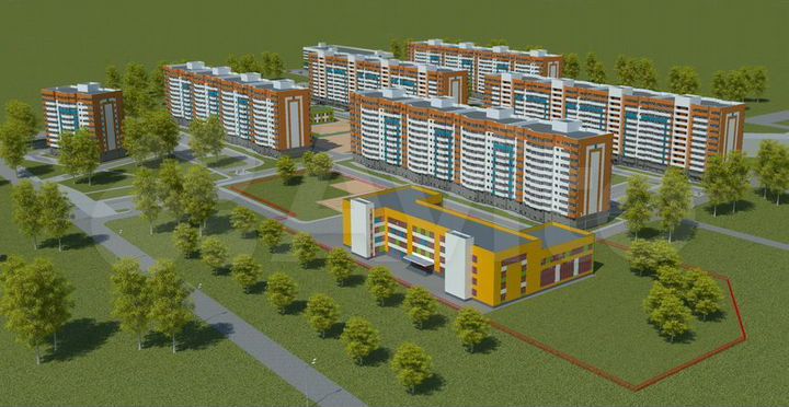 1-к. квартира, 36,1 м², 10/12 эт.