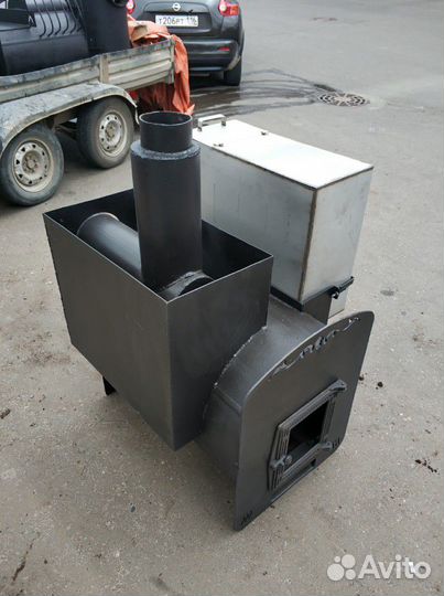 Печь для бани на три помещения