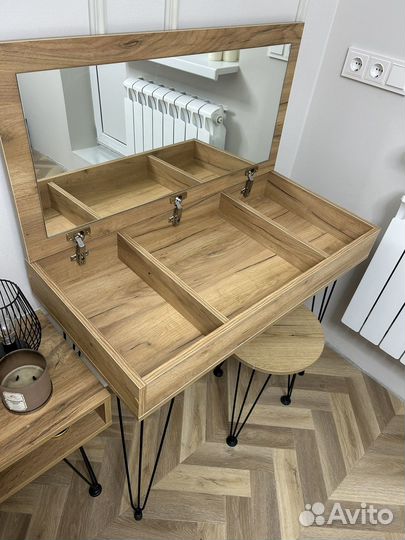 Набор деревянной мебели лофт