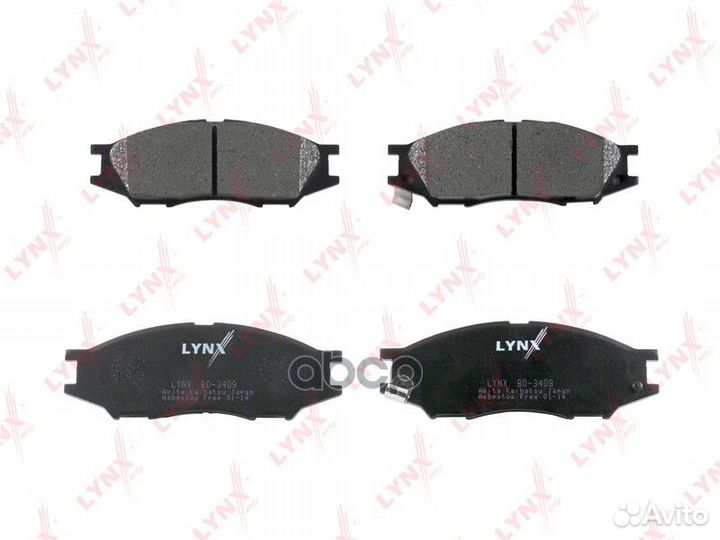 Колодки тормозные дисковые перед BD3409 LYN