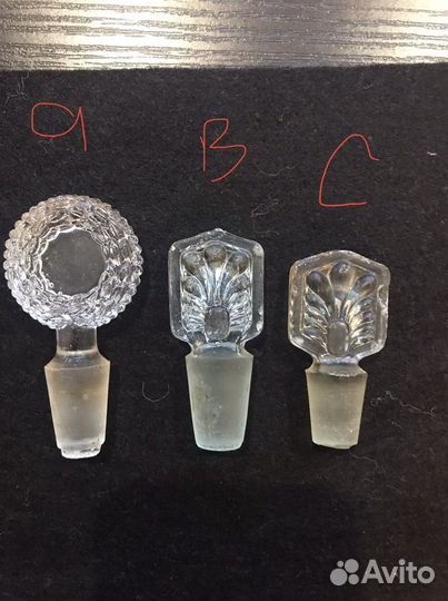 Пробки от старинных флаконов (царизм, СССР)