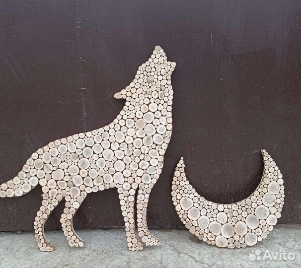 Панно из можжевельника, фигуры из можжевельника