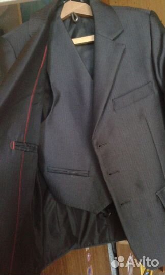 Школьный костюм серый р 110-116