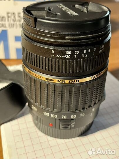 Объектив Tamron AF18-200mm F/3.5-6.3 XR LD Di II