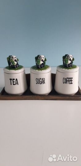 Набор для хранения чая, кофе, сахара