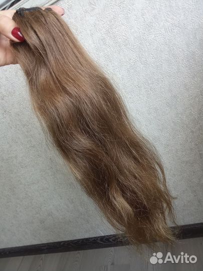 Шиньон из натуральных волос