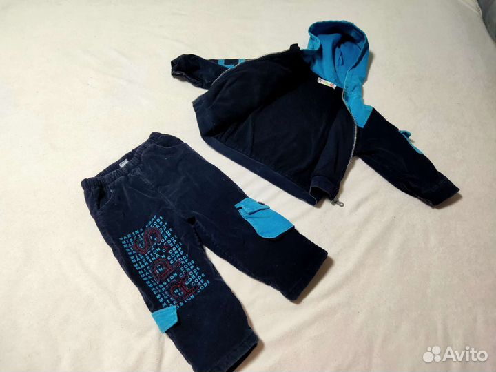 Вельветовый комплект на 2-3 года