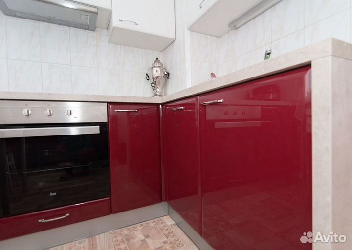 Кухня Красно-Белая на заказ с гарантией