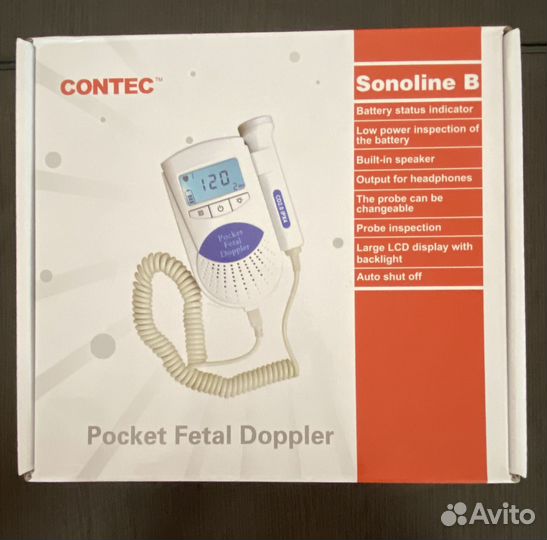 Фетальный допплер Contec Sonoline B