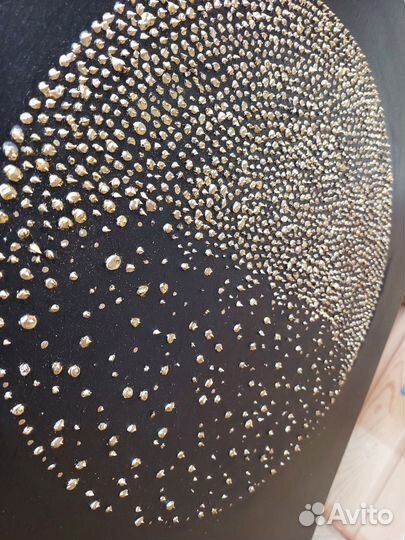 Картина интерьерная золотой шар