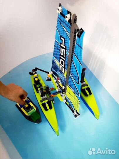 Конструктор lego technic Катамаран 2в1 404 детали