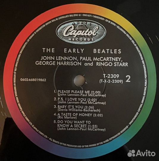 Винил The Beatles – The Early Beatles