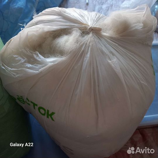 Собачья шерсть пух