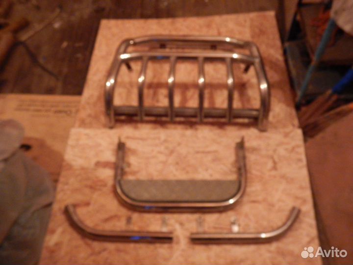Обвес из нержавейки на Шевроле Нива