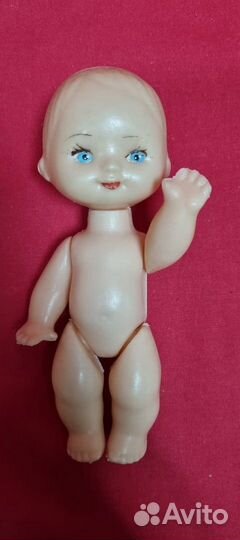 Кукла. Пластик. СССР. Пупс. Голубые глаза