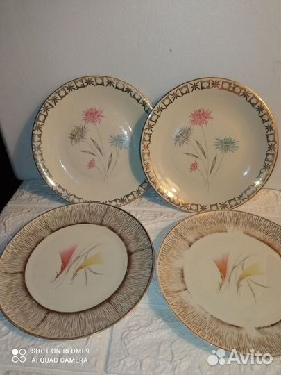 Фарфоровые тарелки Германии Бавария, винтаж