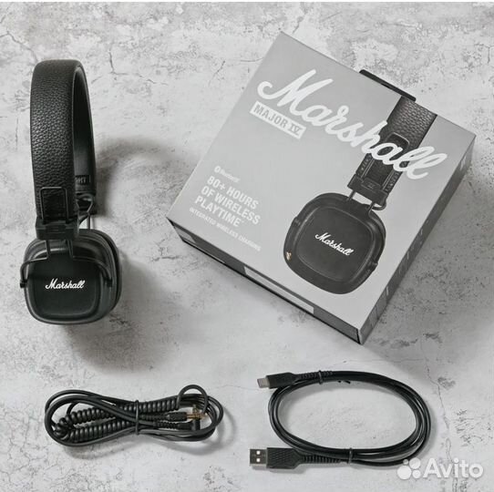 Marshall major 4 black lux