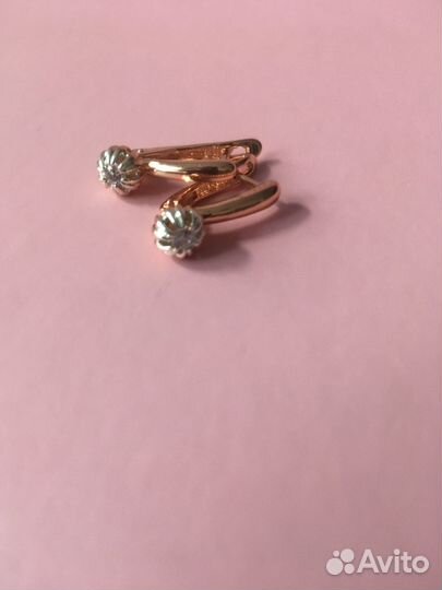 Серьги (дубайское золото)