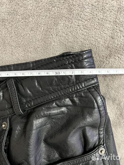 Брюки кожаные