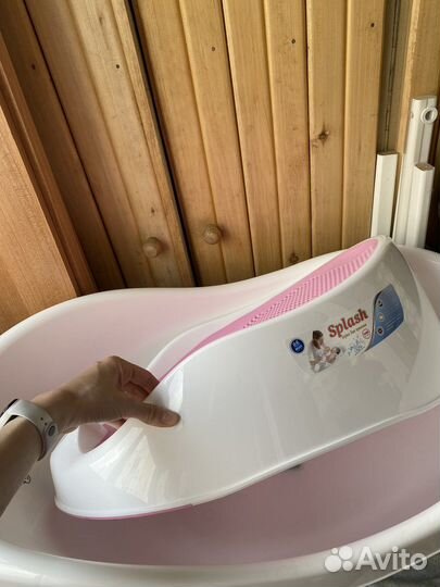 Ванночка для купания, горка и сидение