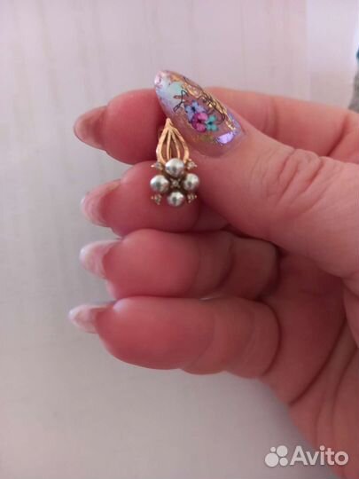 Золотые серьги