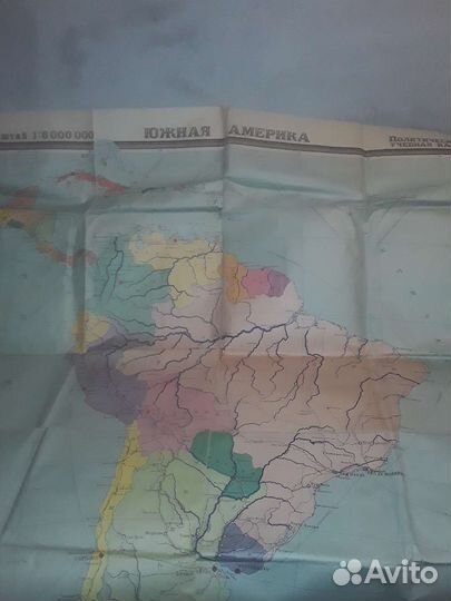 Политическая карта мира СССР