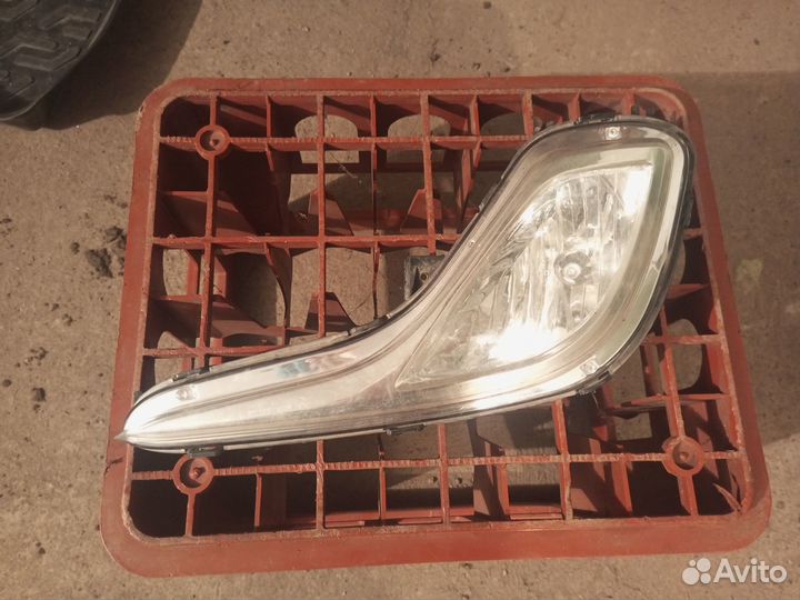 Фара противотуманная левая Hyundai solaris