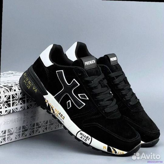 Кроссовки Premiata Black 41 - 45 (Арт.50514)