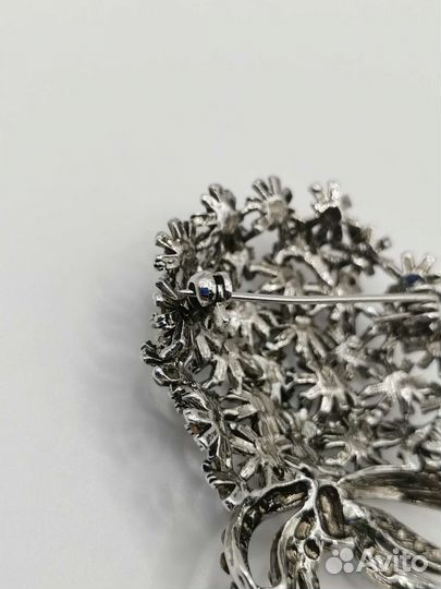 Брошь Букет цветов Винтаж Бижутерия СССР (Ч)