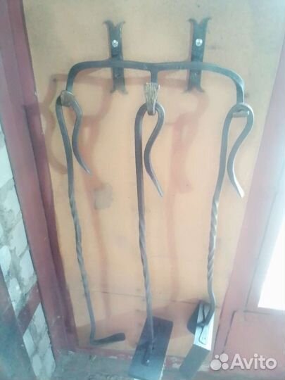 Набор каминный кованый