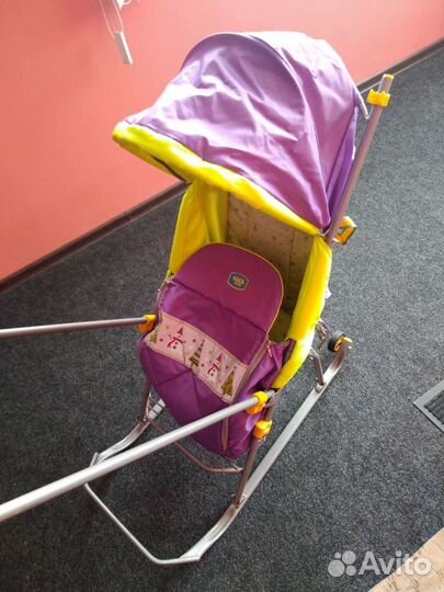 Детские санки с колесами