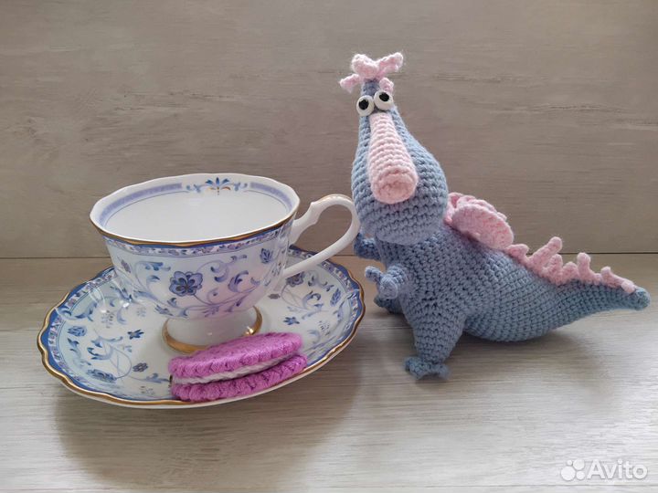 Вязаная игрушка. Дракончик