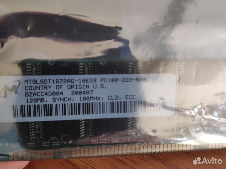 Оперативная память Crucial sdram PC100