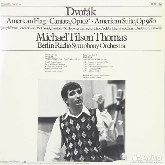 Винтаж - dvorak: american flag-cantata, american s