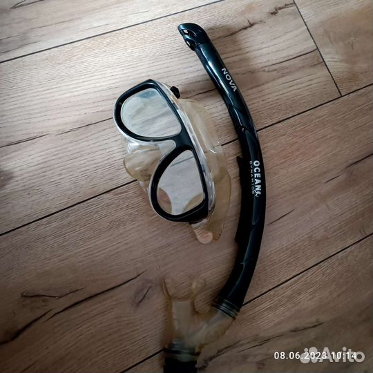 Маска и трубка для подводного плавания