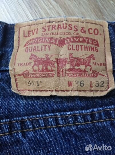 Джинсы levis 511 36х32