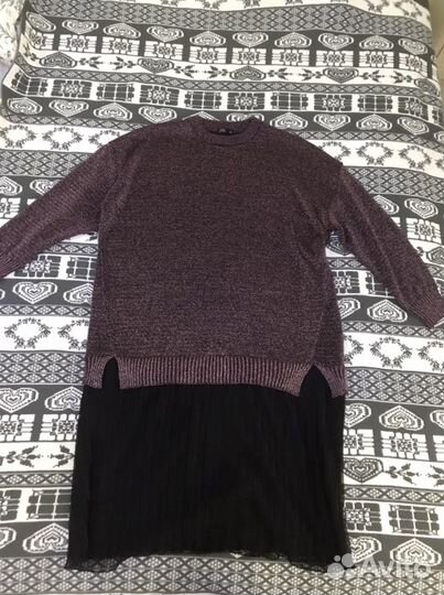 Платье вязаное