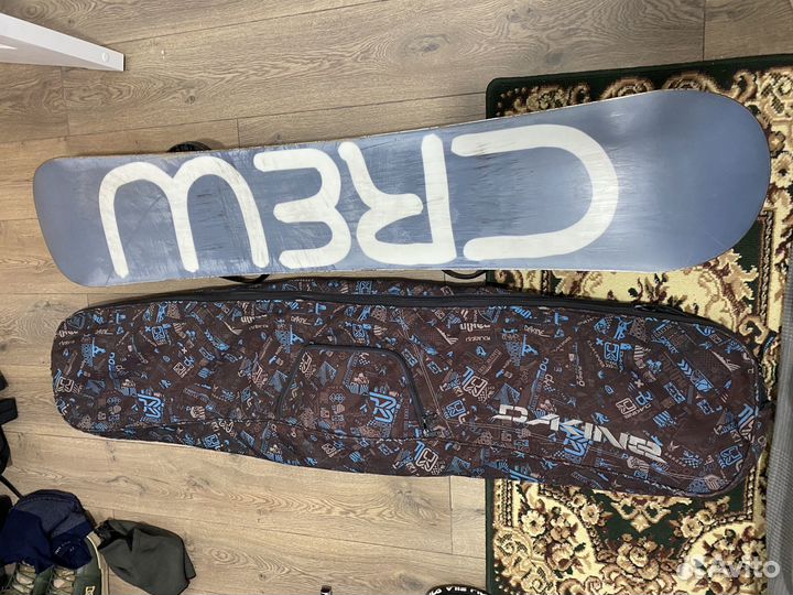 Сноуборд комплект, доска, креплени, чехол