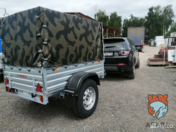Внедорожный прицеп мзса 817710.026 с тентом 128 см
