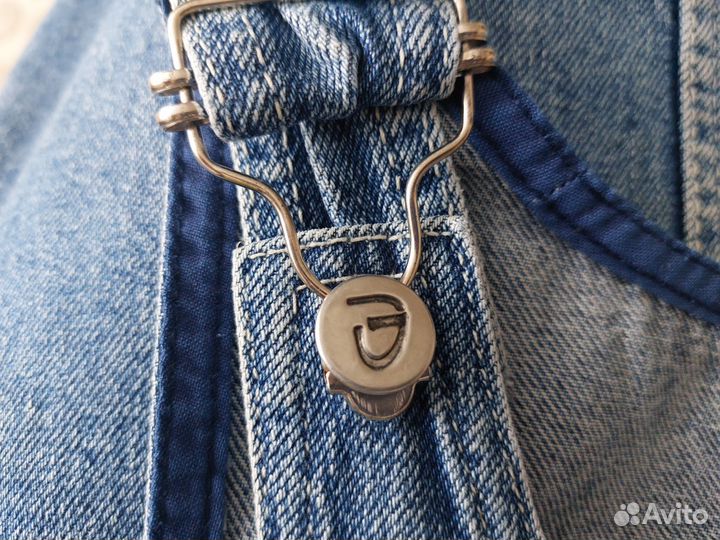 Джинсовый сарафан для девочки 5-7 лет Gloria Jeans